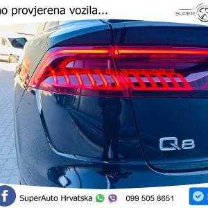 Audi Q8 55 TFSI V6 quattro Aut. 340 KS, ZRAČNI+ACC+KAM+GR SJED+LED+PANO+ASIST