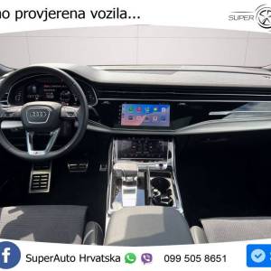 Audi Q8 55 TFSI V6 quattro Aut. S line 340 KS, ZRAČNI+ACC+360+4xGR SJED+LED+PANO