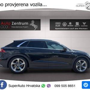 Audi Q8 55 TFSI V6 quattro Aut. S line 340 KS, ZRAČNI+ACC+360+4xGR SJED+LED+PANO