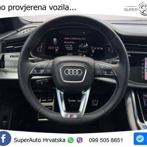 Audi Q8 55 TFSI V6 quattro Aut. S line 340 KS, ZRAČNI+ACC+360+4xGR SJED+LED+PANO