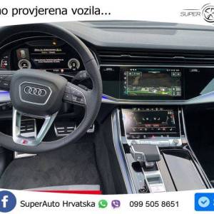 Audi Q8 60 TFSIe quattro S-Line 490 KS, ZRAČNI+LED+360+4xGR SJED+ACC+PANO+HEAD
