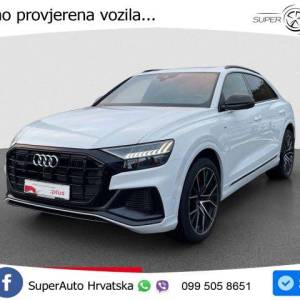 Audi Q8 60 TFSIe quattro S-Line 490 KS, ZRAČNI+LED+360+4xGR SJED+ACC+PANO+HEAD