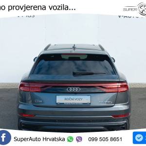 Audi Q8 60 TFSIe quattro Aut. S line 462 KS, ZRAČNI+ACC+360+4xGR SJED+LED+PANO