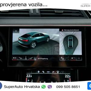 Audi Q8 e-tron 55 114 kWh SB quattro S line 408 KS,  ZRAČNI+GR SJED+360+PANO