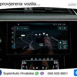 Audi Q8 e-tron 55 114 kWh SB quattro S line 408 KS,  ZRAČNI+GR SJED+360+PANO