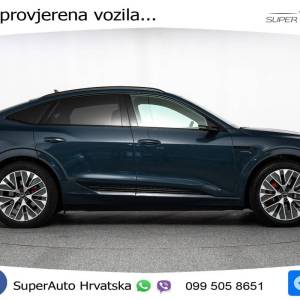 Audi Q8 e-tron 55 114 kWh SB quattro S line 408 KS,  ZRAČNI+GR SJED+360+PANO