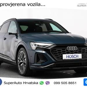 Audi Q8 e-tron 55 114 kWh SB quattro S line 408 KS,  ZRAČNI+GR SJED+360+PANO