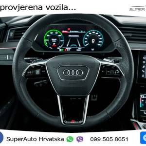 Audi Q8 e-tron 55 114 kWh SB quattro S line 408 KS,  ZRAČNI+GR SJED+360+PANO
