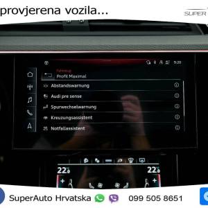 Audi Q8 e-tron 55 114 kWh SB quattro S line 408 KS,  ZRAČNI+GR SJED+360+PANO