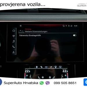 Audi Q8 e-tron 55 114 kWh SB quattro S line 408 KS,  ZRAČNI+GR SJED+360+PANO