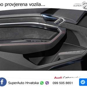 Audi Q8 e-tron S line 408 KS, ZRAČNI+ACC+360+LED+GR SJED+PANO+HEAD+ASIST