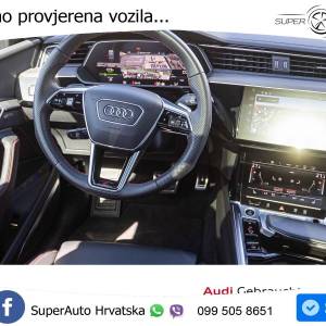 Audi Q8 e-tron S line 408 KS, ZRAČNI+ACC+360+LED+GR SJED+PANO+HEAD+ASIST