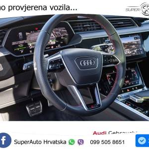 Audi Q8 e-tron S line 408 KS, ZRAČNI+ACC+360+LED+GR SJED+PANO+HEAD+ASIST