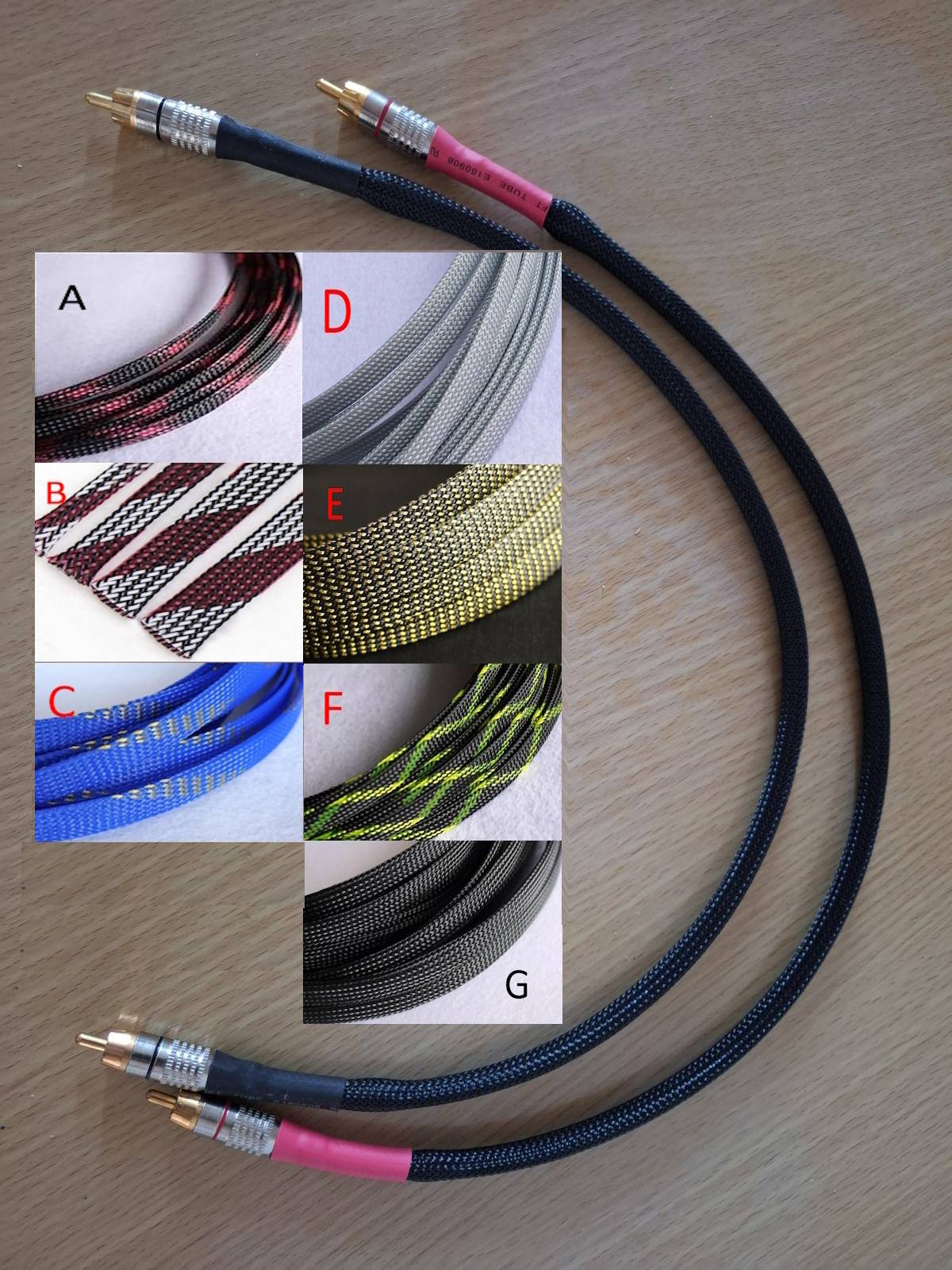 Audiofilski DIY interkonekt kabel MOGAMI 2582, L=50 cm (novo)