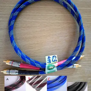 Audiofilski DIY interkonekt kabel MOGAMI 2582, L=65 cm (novo)