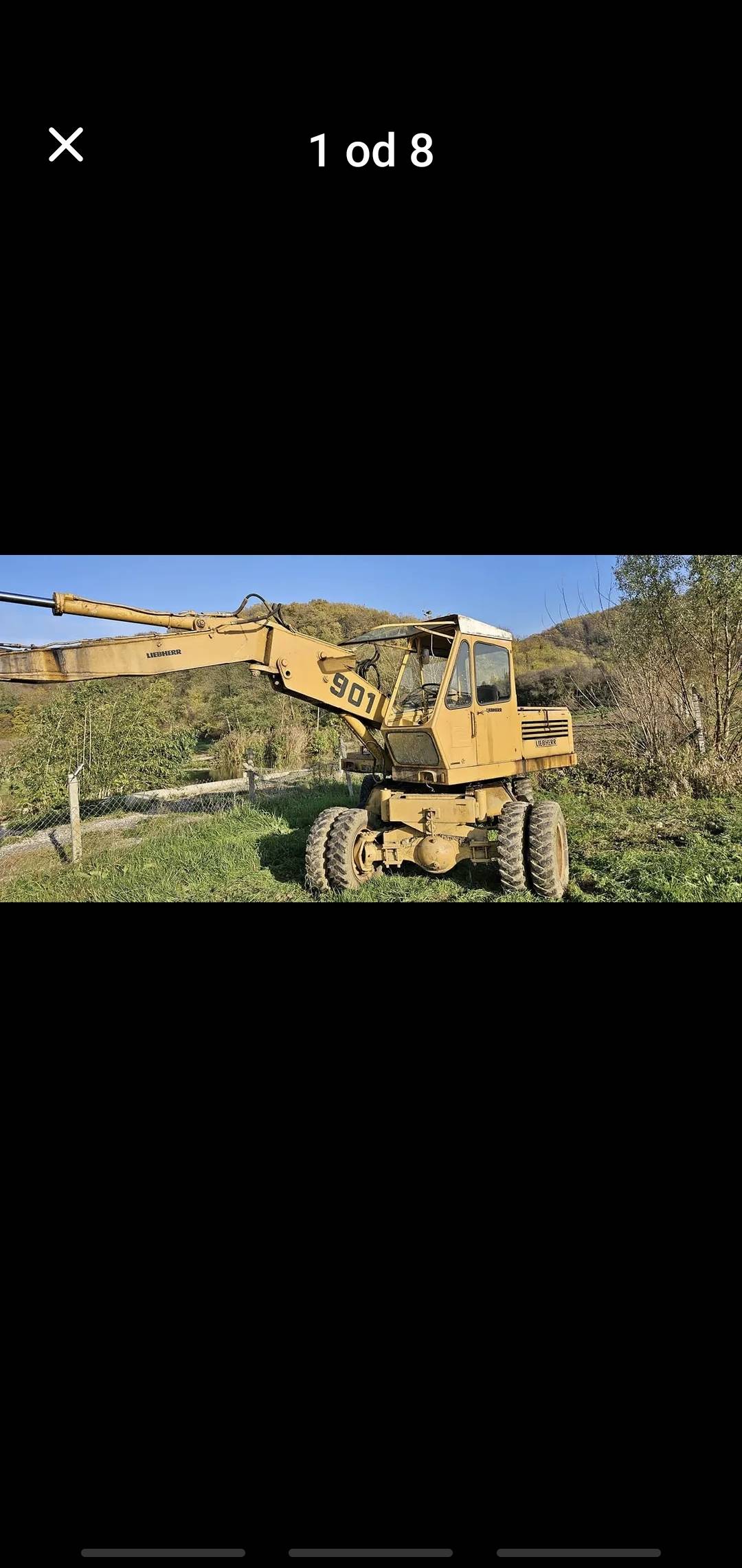Bager liebherr 901 lomljiva ruka 098446339