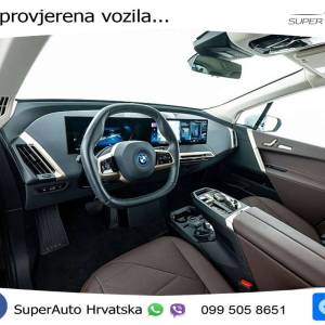 BMW iX 76.6 kWh xDrive40 Sport 326 KS, LASER+ACC+GR SJED+HEAD+MASAŽA+VIRT
