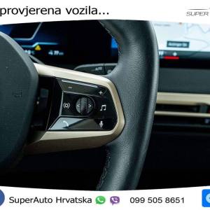 BMW iX 76.6 kWh xDrive40 Sport 326 KS, LASER+ACC+GR SJED+HEAD+MASAŽA+VIRT