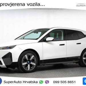 BMW iX 76.6 kWh xDrive40 Sport 326 KS, LASER+ACC+GR SJED+HEAD+MASAŽA+VIRT