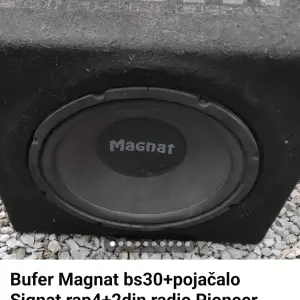 Bufer+pojačalo +2din radio