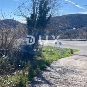 CRIKVENICA, BRIBIR - građevinsko zemljište 676 m2 uz asfaltiranu cestu za stambenu zgradu - stanove / apartmane / obiteljsku ku...