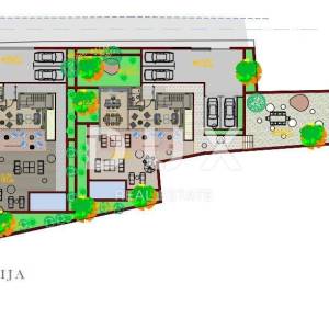 CRIKVENICA, BRIBIR, moderna vila s bazenom u izgradnji