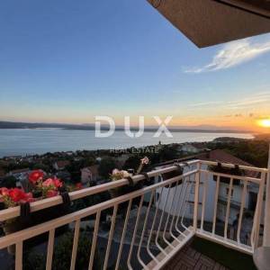 CRIKVENICA, DRAMALJ -  lijepi 1S+DB s predivnim pogledom na more