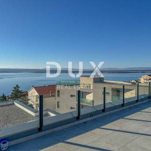 CRIKVENICA, DRAMALJ- Penthouse + stan u novogradnji blizu mora s pogledom, garažom