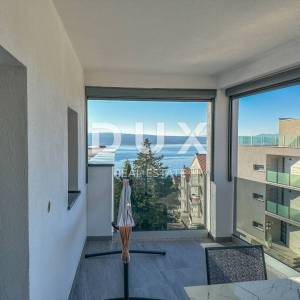 CRIKVENICA, DRAMALJ- Penthouse + stan u novogradnji blizu mora s pogledom, garažom