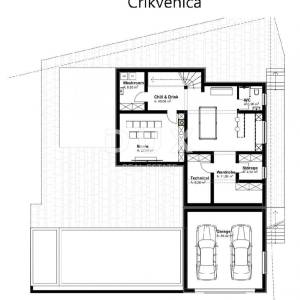 CRIKVENICA - Eskluzivna vila u izgradnji s pogledom na more