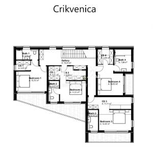 CRIKVENICA - Eskluzivna vila u izgradnji s pogledom na more