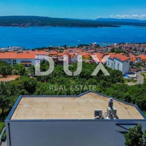 CRIKVENICA, KVARNER - Moderna vila s bazenom i panoramskim pogledom na more (kuća + apartman)