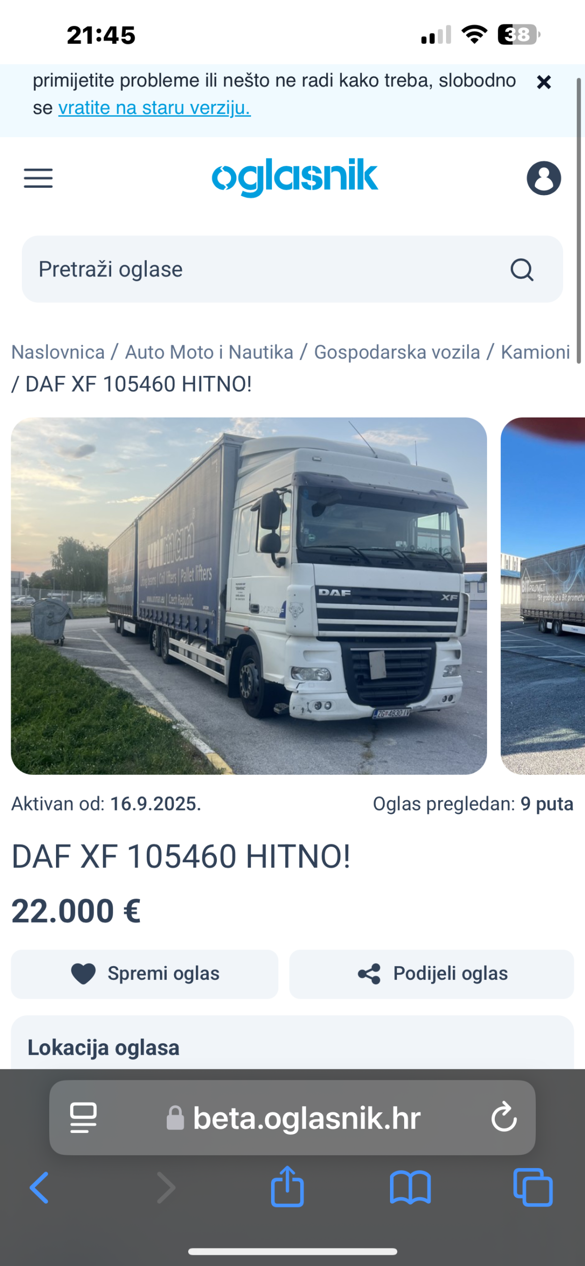 Daf XF HITNO!