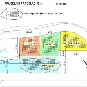 DUGI OTOK, ZAGLAV - Građevinsko zemljište s pogledom na more