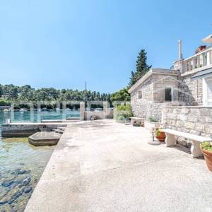 Dvije jedinice prvi red do mora, terasa i vrt, Korčula