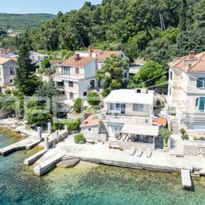 Dvije jedinice prvi red do mora, terasa i vrt, Korčula