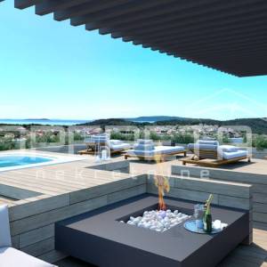 Dvosobni stan 2.3 u urbanoj vili, novogradnja, 126.89 m2, Okrug Gornji, Čiovo, T