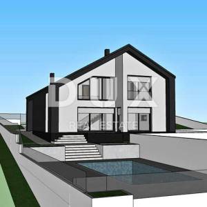 FUŽINE - Građevinsko zemljište s projektom
