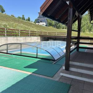Gorski kotar, Begovo Razdolje, planinska kuća, bazen, finska sauna