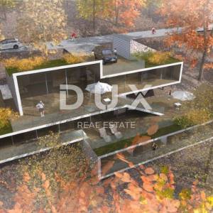 GORSKI KOTAR, FUŽINE - jedinstven projekt u srcu Gorskog kotara, građevinsko zemljište 2140 m2 sa projektom za vilu, prilika za...