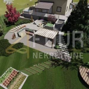 Gorski kotar, Fužine, zemljište 1.752m2 s građ. dozvolom i projektom