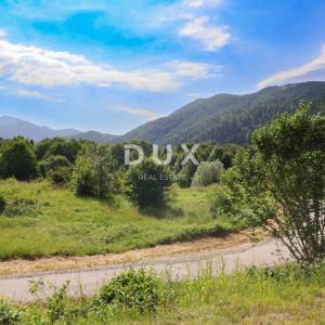 GORSKI KOTAR, LIČ - Samostojeća drvena kuća u završnoj fazi, na osami