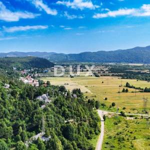 GORSKI KOTAR, LIČ - Samostojeća drvena kuća u završnoj fazi, na osami