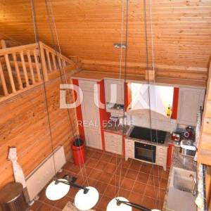 GORSKI KOTAR, RAVNA GORA - Predivna kuća za odmor, na osami s 5.474m2 ograđenog zemljišta