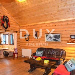 GORSKI KOTAR, RAVNA GORA - Predivna kuća za odmor, na osami s 5.474m2 ograđenog zemljišta