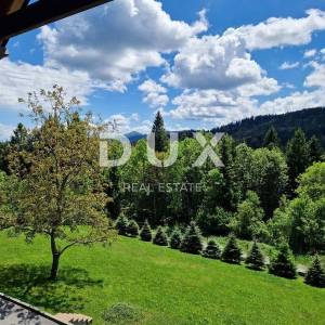 GORSKI KOTAR, RAVNA GORA - Predivna kuća za odmor, na osami s 5.474m2 ograđenog zemljišta
