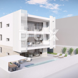 GRAD KRK - CENTAR - NOVOGRADNJA - Prizemlje s terasom i 2 parkirna mjesta