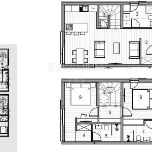 Grad Krk, prodaja luksuznog dvoetažnog apartmana!