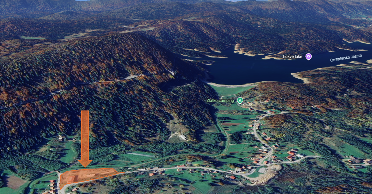 Građevinsko zemljište 12.063 m² za višestambene zgrade Lokve (Homer)