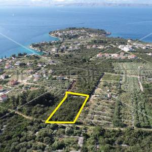 Građevinsko zemljište, 2.709 m2, M1 namjena, pogled na more, Nečujam, otok Šolta